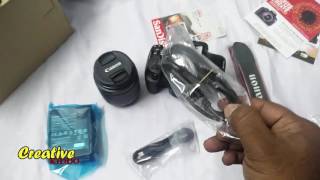 Canon 1300d Box Contents  EOS 1300D Kit EF S1855 IS II [upl. by Camille]