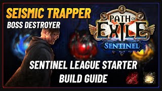 PoE 318  Seismic Trap League Starter Build Guide [upl. by Eidac]