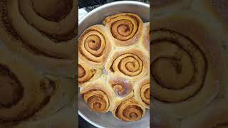 Cinnamon rolls 👌 cinnamonrolls breakfast [upl. by Paver]