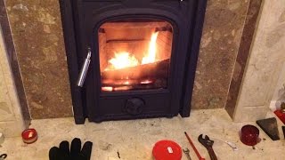 Woodburner install [upl. by Hellene]