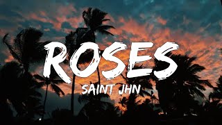 SAINt JHN  Roses Imanbek Remix Official Lyrics Video [upl. by Nednal270]