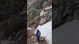 Epic Churdhar Trek in Snowy May  Lord Shiva Darshan  churdhar shorts himachalpradesh nomadbull [upl. by Enilecram]