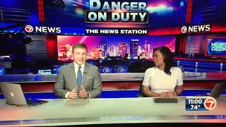 WSVN 7 News at 11pm Saturday open March 2 2024 [upl. by Gnivri777]