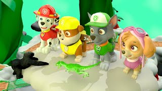 Epic Challenge Paw Patrol Rescuing Dinosaur Godzilla and Giant Duck l Funny Paw Patrol Animation [upl. by Vookles]