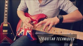 Over 20 Guitar Techniques in One Fast Solo [upl. by Nicholl]