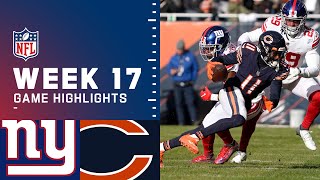 Giants vs Bears Week 17 Highlights  NFL 2021 [upl. by Georas]