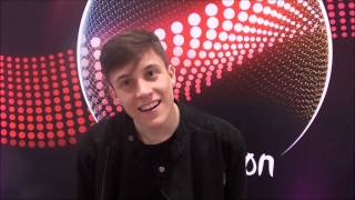 Entrevista a Löic Nottet Bélgica 2015 [upl. by Elleirua]