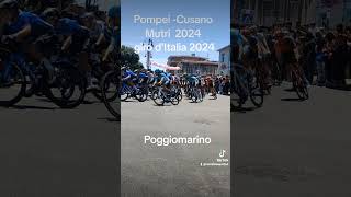 Giro DItalia 2024 PompeiCusano Mutri passaggio Poggiomarino [upl. by Amzaj]