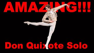 Vadim Muntagirov Sizzling Don Quixote Variation [upl. by Nimajaneb]