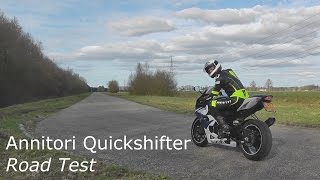 Annitori Quickshifter  Road test Suzuki GSXR 1000 K5 [upl. by Ytte]