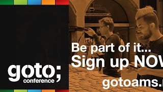 Be part of GOTO Amsterdam 2016 • GOTO 2016 [upl. by Lukin]