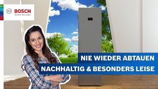 Nie wieder Abtauen mit der NoFrost KühlGefrierKombination von Bosch  Bosch Neuheiten 2021 [upl. by Ellevehs]