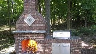 How to Build a Brick Fireplace  DIY  Part 2 of 5 [upl. by Sito441]