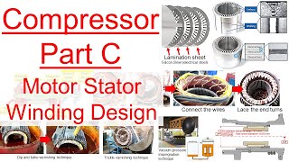 Part 37  Compressor  Part C Motor Stator Winding [upl. by Niuqaoj]