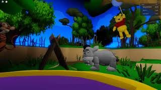 The many adventures of Winnie the pooh on ride POV DLW Roblox [upl. by Adoh831]