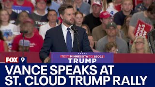 JD Vance speaks at St Cloud Trump rally FULL SPEECH [upl. by Nedac]