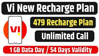 Vi New Recharge Plan  Vi 479 Recharge Plan details  Vodafone 479 Recharge Plan details [upl. by Garibald747]