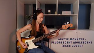 Arctic Monkeys  Fluorescent Adolescent bass cover [upl. by Aibsel]