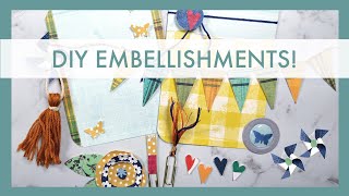 10 Ways How to make embellishments [upl. by Kjersti384]