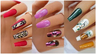 Simple Nail Art Designs  The Best Compilation of Autumn Nails  Nails Art Ideas  Cute Nails 💖 [upl. by Schell]