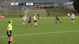 McDonalds Womens Super League Round 18 Match Highlights Glenorchy Knights v South Hobart [upl. by Ibbie]