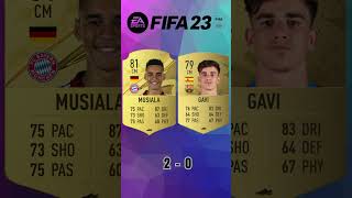 Musiala vs Gavi 🔥 FIFA Evolution FIFA 2224 EAFC 24 [upl. by Om]