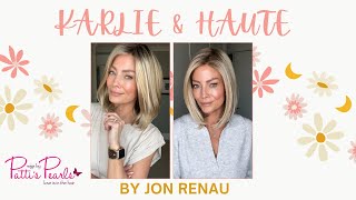 Comparing 2 Jon Renau Synthetic Wigs Haute amp Karlie  WigsByPattisPearlscom [upl. by Fachini]