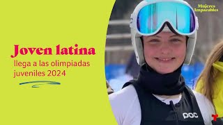 Joven latina llega a las olimpiadas juveniles 2024 [upl. by Emlynne]