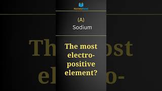 Which one is the most electropositive element [upl. by Nadbus95]