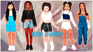 Patreon Female Child Sim Dump  CC Folder and Sim Download  SIMS 4 [upl. by Monroe]