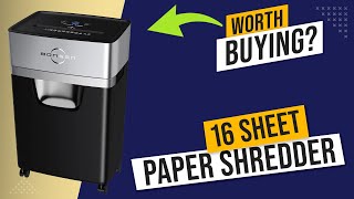 Bonsen 10 Sheet VS 16 Sheet Shredder Review [upl. by Ecneralc]