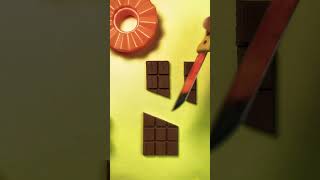 Chocolate with an Extra Slice 91 chocolateasmr shorts satisfying [upl. by Nort520]