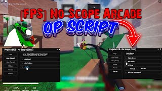 ROBLOX FPS NoScope Arcade Script  GUI  Silent Aim ESP Infinite Jump 2024 [upl. by Maller]