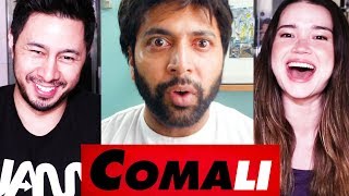 COMALI  Official Trailer Tamil  REACTION  Jayam Ravi Kajal Aggarwal  Hiphop Tamizha [upl. by Enomaj]