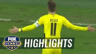 Marco Reus returns from injury with a stunning goal  201718 Bundesliga Highlights [upl. by Enerol]