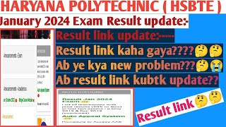 Hsbte Semester exam result update Haryana Polytechnic result update Hsbte result 2024 [upl. by Jezabel]