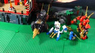 LEGO NINJAGO THE MOVIE PART 5 RISE OF THE OVERLORD [upl. by Reffinnej393]