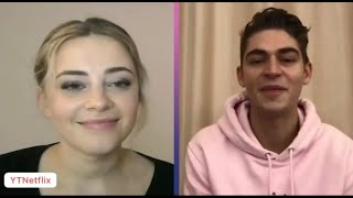 Hero Fiennes Tiffin and Josephine Langford Ask Each Other Anything [upl. by Norihs]