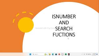 ISNUMBER AND SEARCH FUNCTIONS IN EXCEL [upl. by Nuawd]