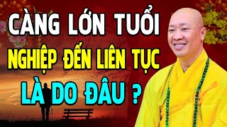 Càng LỚN TUỔI Nghiệp Đến Liên Tục là Do Đâu Hay Vô Cùng  Thầy Thích Thiện Thuận [upl. by Cower]