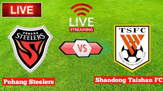 Pohang Steelers Vs Shandong Taishan FC Live [upl. by Phip]