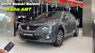 Maruti Suzuki Baleno Alpha AMT 2024 Price amp Features ❤️ Baleno 2024 Top Model [upl. by Htebiram]