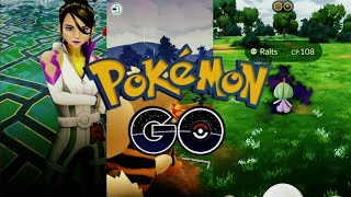 Defeating Team GO Rocket Leader Sierra Shadow Ralts in Pokemon GO Indonesia [upl. by Lenrad]