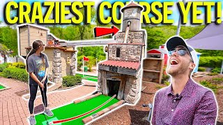 MindBlowing FIRST OF ITS KIND Mini Golf Course  Absolutely INSANE [upl. by Hiasi]