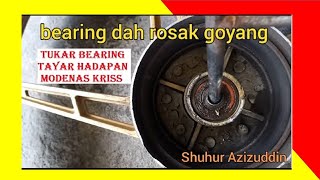 Modal RM8 10 Tukar Bearing Tayar Rosak  Modenas Kriss SG  Kriss1 Kriss 2  Kriss MR1 ex5 [upl. by Holtz333]