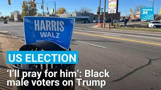 ‘I’ll pray for him’ After some defect to Trump Black male voters react to election victory [upl. by Natica]