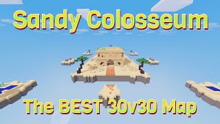 I Made An INSANE Bedwars Map For 30V30 realeasygames  Roblox Bedwars [upl. by Nagol]