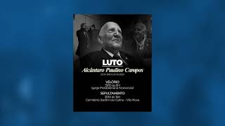 LUTO EM ARACRUZ Foi sepultado na quinta o corpo do delegado aposentado Alcântaro Paulino Campos [upl. by Carmen]