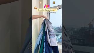 Myntra sweatshirt for winter 🧣 outfitideas myntra myntrahaul viralshort trendingshorts [upl. by Nede560]