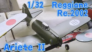 Reggiane Re2002 アリエテII ラジコン飛行機 [upl. by Nido]